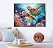 Diamond Painting Kits, Vivid Sea Handcraft Sea World Turtles Diamond Painting for Adults Full 5D Diamond Art Kits Turtle Art Craft for Home Wall Decor,Gift11.8x15.7inch