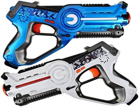 Kids Games Laser Tag 2 Pack Set, Glow in the Dark Family Game