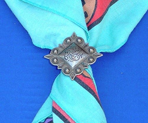 Western Decor Cowgirl/Cowboy Concho Scarf/Bandana Slide