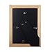 RPJC 8x10 inch Picture Frame Made of Solid Wood High Definition Glass for Table Top Display and Wall mounting photo frame Natural