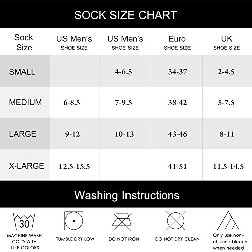 Mens Crew Athletic Socks with Cushion Performance for Sports Workout 4 pack