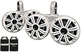 Kicker White Dual Wake Tower System with 4 6.5