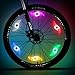MACYWELL Bike Spoke Lights 6 Pack Led Bike Wheel Lights with Batteries Included Plus 6 Extra CR2032 Batteries Cycling Bicycle Decoration