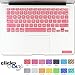 Valawy Silicone Ultrathin Keyboard Cover for MacBook Pro 13-Inch/15-Inch/17-Inch (with or without Retina Display), iMac and MacBook Air 13-Inch, Pink