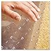 Carpet Chair Mats for Low Pile, 45-Inch by 53-Inch with Lip, Clear Vinyl