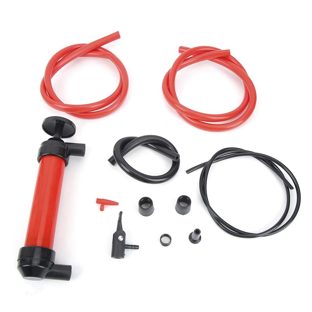 Dingln Portable Manual Car Siphon Pump Pipe Oil Extractor Liquid Fuel Transfer Hand Air Pumps