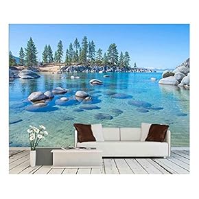 Beautiful Blue Clear Water on The Shore of...