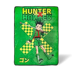 JUST FUNKY Hunter X Hunter Gon Freecss Plush Throw