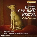 HASSE C.P.E. BACH AND HERTEL:CELLO CONCERTOS       image