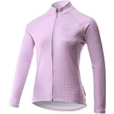 CATENA Women's Cycling Jersey Thermal Shirt Top Autumn Winter Long Sleeve Bicycle Jacket Close-Fitting
