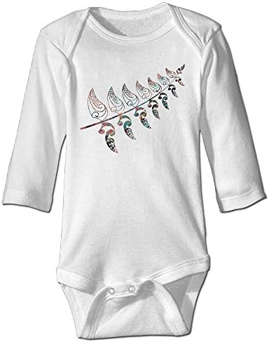 Maori Fern Girls Fashion Long Sleeve Jumpsuit