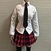MonkeyJack 1/6 12'' Action Figure Clothes Red Mini Skirt Schoolgirl Uniform & Red Canvas Shoes