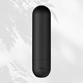 BLIKECH 10 Modes Quiet Waterproof Tool Powerful Mini Stick for Women Pleasure, Silicone Material Wrap Handheld Travel Pocket Portable Soft Toys Massage Ball for Body Black