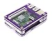 C4Labs Zebra Case - Raspberry Pi 3B+, 3, Pi 2 and B+ (Purple Grapeshot) with Heatsinks