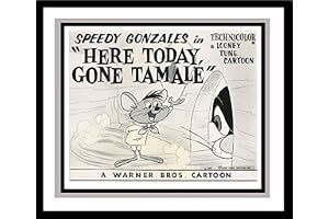 Speedy Gonzales and Sylvester in "Here Today, Gone Tamale" Studio Lobby Card Publicity Still Warner Bros.
