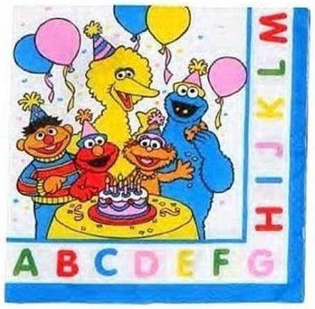 Sesame Street Lunch Napkins - 16 Count