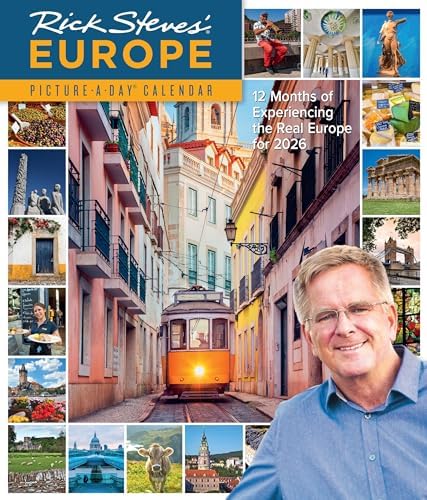 【中古品】ATS Italia Editrice社 イタリア ローマ カレンダー 365 Days in Italy Picture-A-Day® Wall Calendar 2026: A Year-Long
