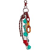 QIYUDUOLA Stylish Nylon Rope Bag Accessory Fashion Bag Charm and Keychain Pendant Key Holder Accessory for Men and Women