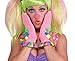 Forum Novelties Women's Circus Sweetie Ruffle Gloves, Multi, One Size