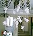YCT 3m Long Cardboard Beautiful Snowflake Garland, Snowflake Christmas Ornaments