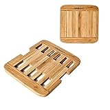 Welland Bamboo Trivets, Heavy Duty Hot Pot Holder Pads, Expandable