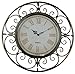 LuLu Decor Roman Sphere Metal Wall Clock