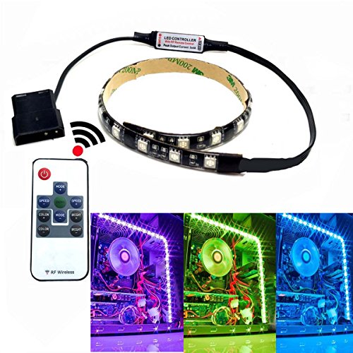 Pc case light rgb led strip light with remote control a…