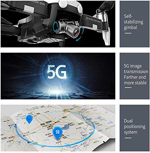 Drohne Faltbare GPS-Drohne mit 4k UHD-Kamera für Erwachsene, Quadkopter mit bürstenlosen Motor, optische… – Bild 7