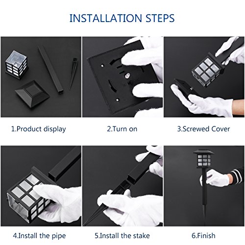 6 YUNLIGHTS+Outdoor+Waterproof+Landscape+Driveway