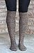 Knee High Boot Socks for Women, Multi-Color in 2 Pack by Lucky Love (Brown + Black Patterned)