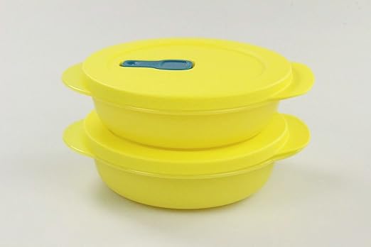 Tupperware Microondas crystalwave 400 ml (2) Amarillo Micro ...