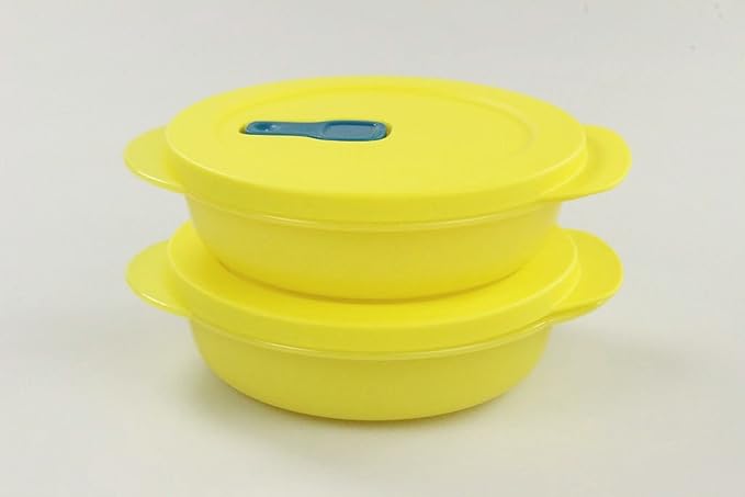 Tupperware Microondas crystalwave 400 ml (2) Amarillo Micro ...