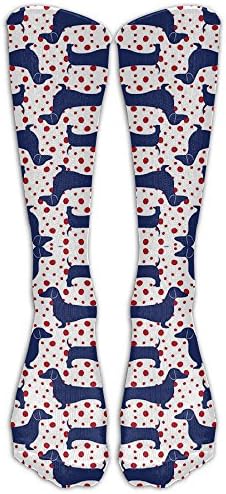 Ysfo Patriotic Doxies Printed Socks Crazy Patterned Fun Long Cotton Socks