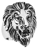 Stainless Steel Lion Head Ring (Available in Sizes 10 to 14) size11