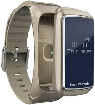 UKCOCO Pulsera Reloj Inteligente, 2 en 1 Auricular Bluetooth ...