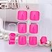 24pcs 12 different sizes Pure Color Polishing False Toe nails Shy Pink Short Square Full Cover Foot Patch