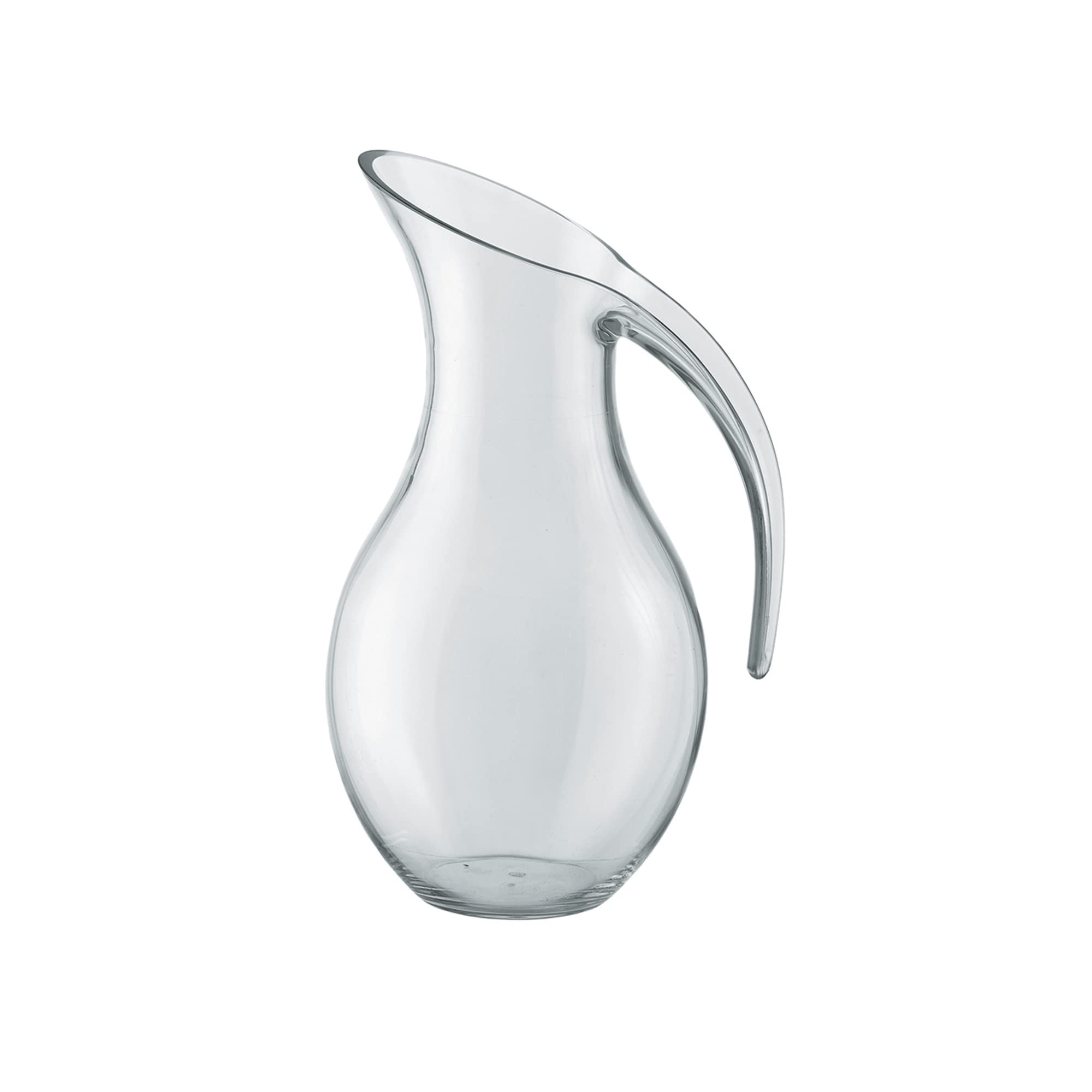 Guzzini - Happy Hour, Blown Jug - Transparent, 17 x 13,5 x h26,5 cm | 1600 cc - 23430000