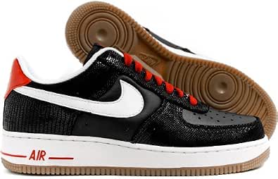 Nike Air Force 1 Low Premium negro/blanco/Varsity rojo para hombre zapatos  318775 – 013 : Ropa, Zapatos y Joyería - Amazon.com