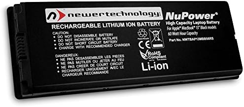 Amazon Com Newertech 60wh Nupower Lithium Ion Replacement Battery For 13 3 Macbook Black Early 2006 To Early 2008 Computers Accessories