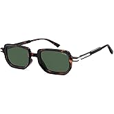 SOJOS Retro Polarized Rectangle 70s Sunglasses for Women Men,Trendy Hexagon 80s 90s Shades SJ2625