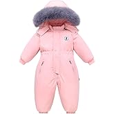 Srkrando Baby Boy Snowsuit Coat Toddler Girl Winter Jacket Kid Fleece Snow Suits Clothes