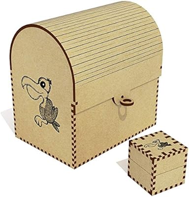 Azeeda Pelícano Grande Cofre del Tesoro / Joyero (TC00028497): Amazon.es: Juguetes y juegos