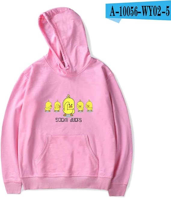 Amazon Tommy 新しいsocidl Ducksトレンドファッションパーカースウェット女性 男性kpopヒップホップトレンド サラホット ファッションパーカー 赤 M フィットネス トレーニング スウェット パーカー 通販
