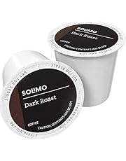 Amazon Brand - 100 Ct. Solimo Dark Roast Coffee Pods, Compatible with Keurig 2.0 K-Cup Brewers