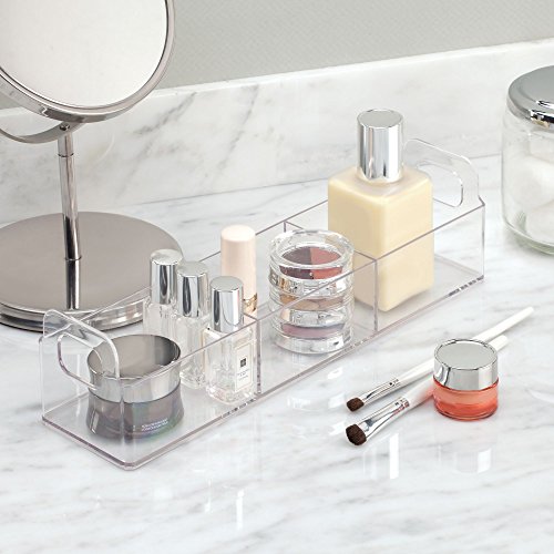image for InterDesign 31520 Clarity Cosmetic Organizer Tote for Vanity or Medici