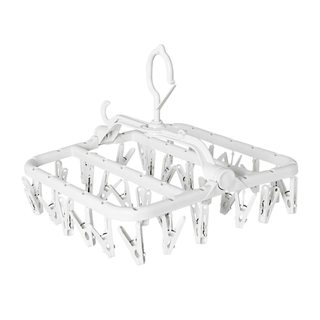 CAXUSD Clothespins hanger Clotheshorse Clothes Drying Rack drying rack socks rack underwear towel drying hanger Hanging hanging drying rack Coat hanger foldable socks clip