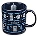 Vandor Doctor Who Ugly Sweater 20 Ounce Ceramic Mug, Blue