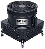 Soleaire SK-101B 1-HP 5880-CFM 3-Speeds 18-Inch Diameter Sky Dancer and Fly Guy Tube Advertising Fan Blower, Black