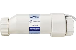 AIRVOWS Salt Cell T15 Series Compatible with Hayward T15 Cell,3 Years Customer Service,for Pool up to 40,000 Gallons,Compatible with AquaRite,SwimPxxx,ProLogxx,AquaPlus