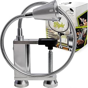 Chuzy Chef - Parrilla Flexible para Barbacoa, 12 Luces LED súper